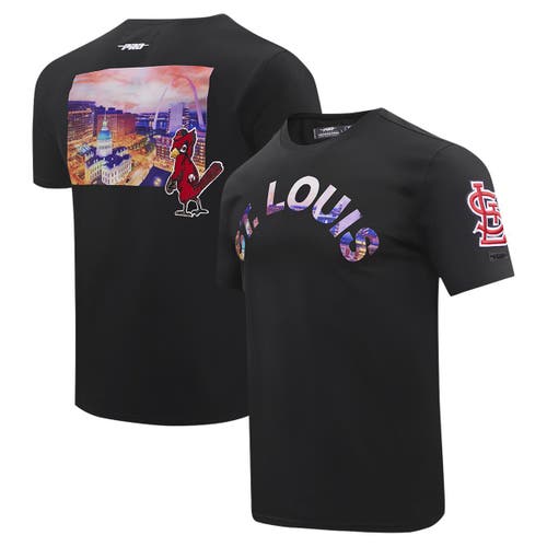 Pro Standard Black St. Louis Cardinals Cityscape T-shirt