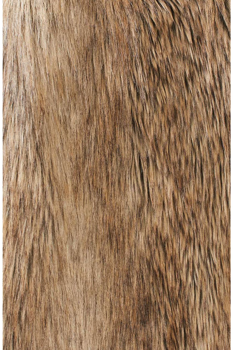 Ultimate Faux Fur Coat, Alternate, color, BROWN