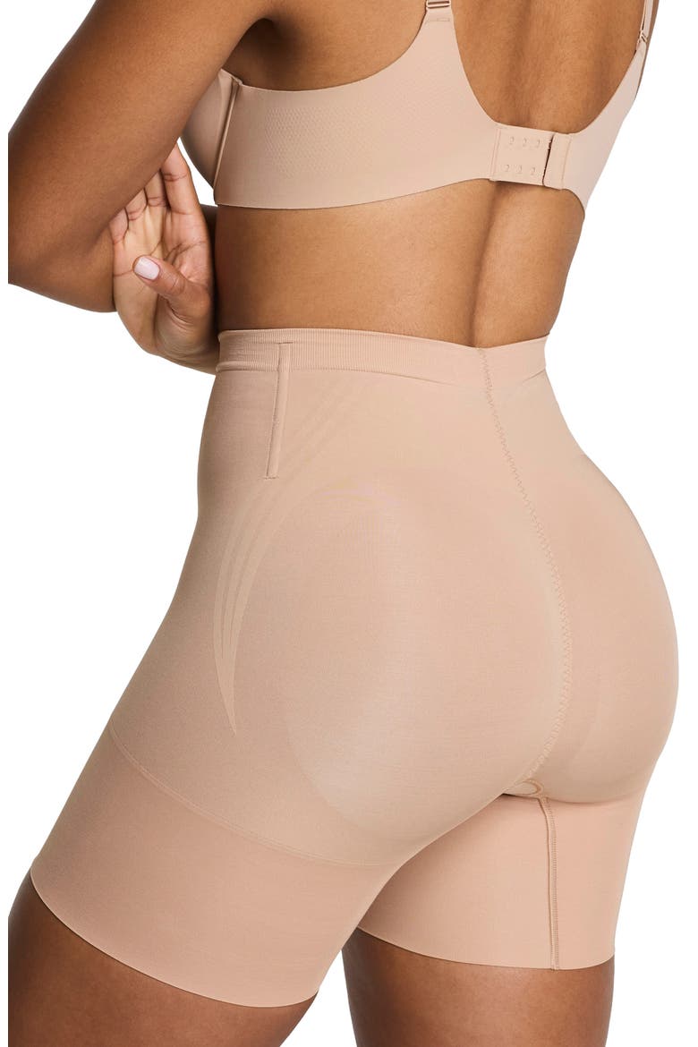 SPANXsculpt™ GoFigure Mid Thigh Shaper Shorts, Alternate, color, CHAI