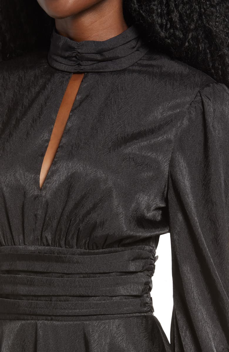 WAYF Holly Long Sleeve Minidress, Alternate, color, 