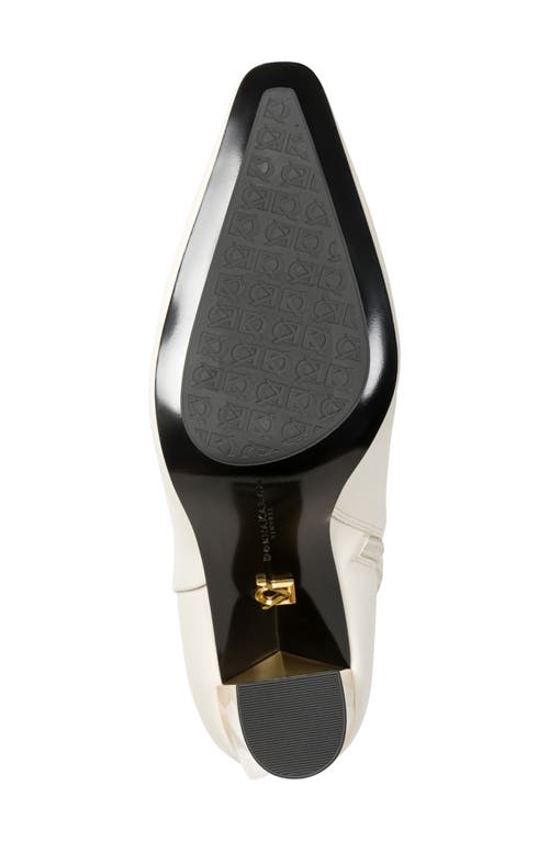 Donna Karan New York Sofia Block Heel Bootie In White
