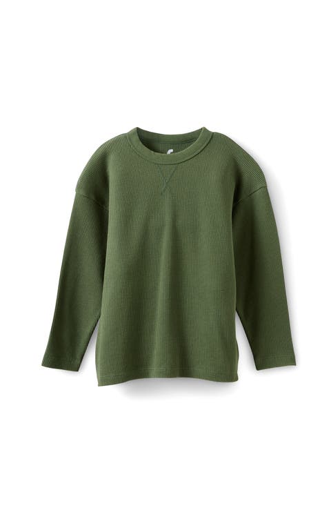 Kid's Waffle Long Sleeve Tee