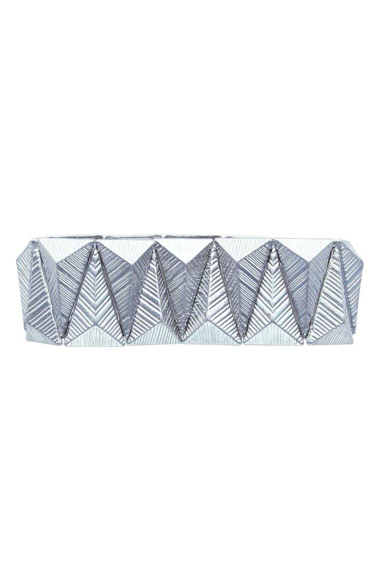 OLIVIA WELLES Elle Geode Stretch Bracelet, Alternate, color, 