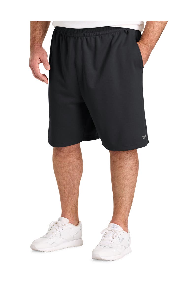 Reebok Big & Tall Supersoft 24/7 Shorts, Main, color, Black