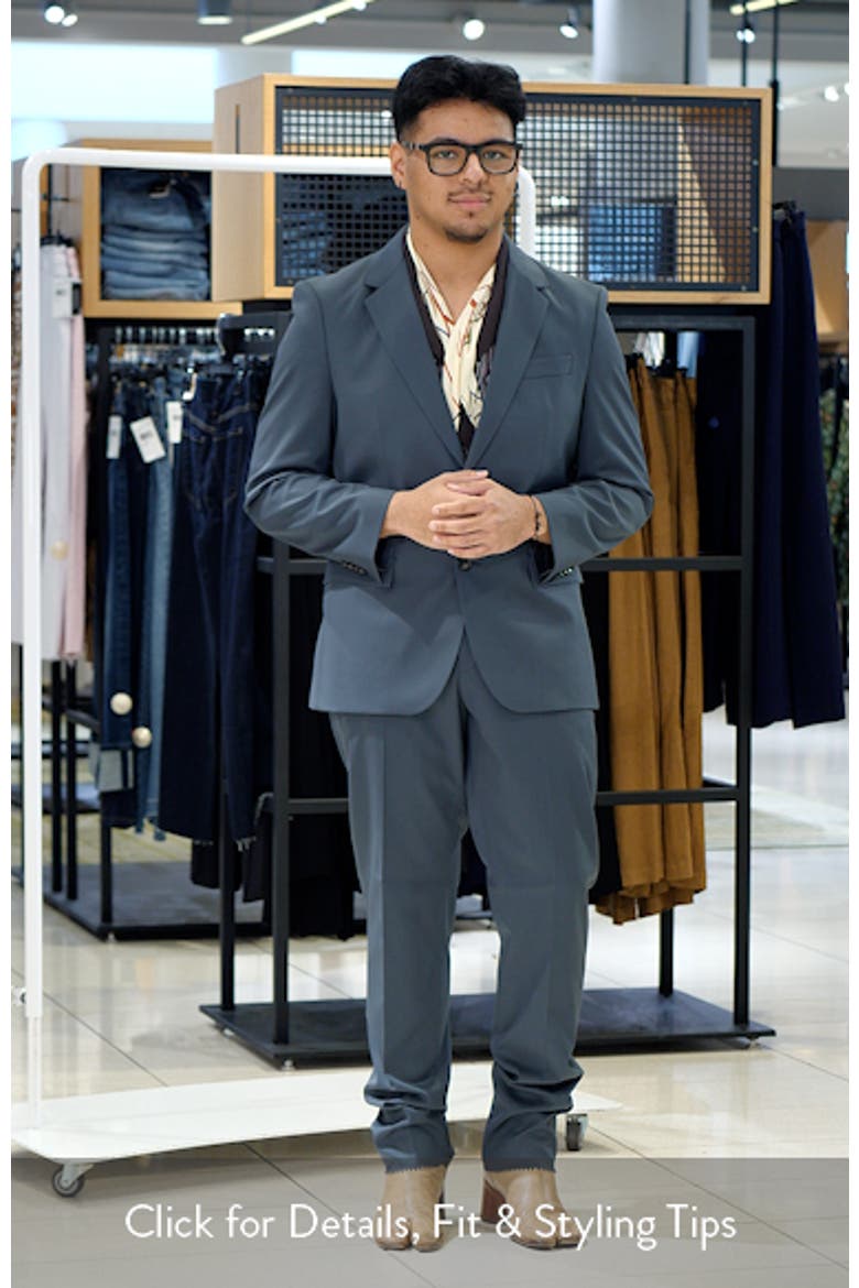 Houston Slim Fit Dark Green Wool Suit video