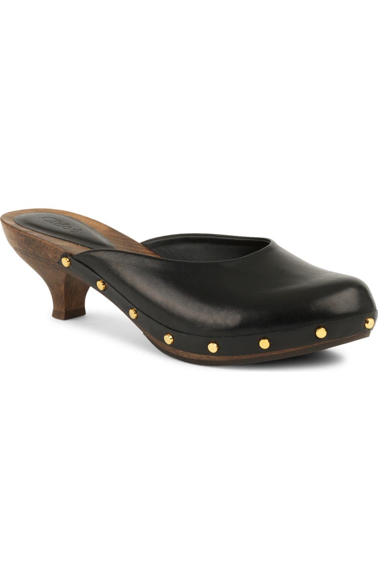 Chloé Judith Kitten Heel Clog, Main, color,