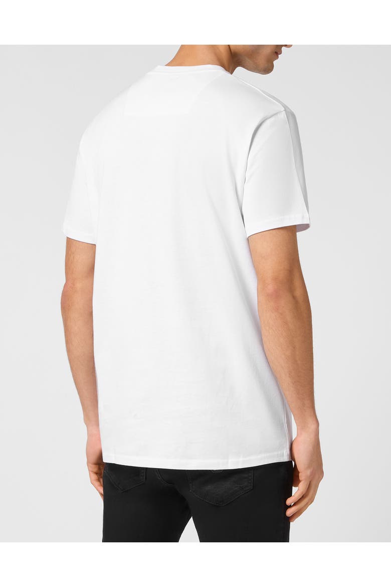 T-Shirt Round Neck Ss Men, Alternate, color, white