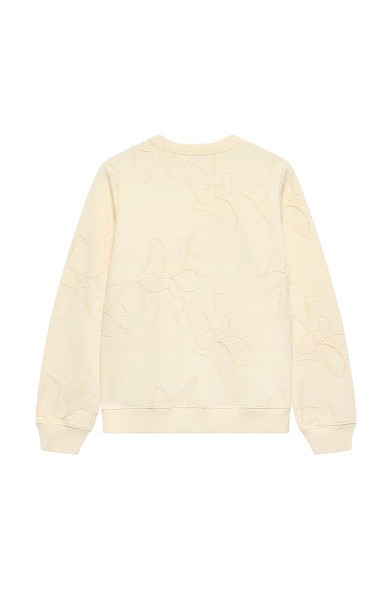 Embroidered Sweatshirt, Alternate, color, Yellow