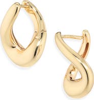 Astrid & Miyu Molten Hoop Earrings