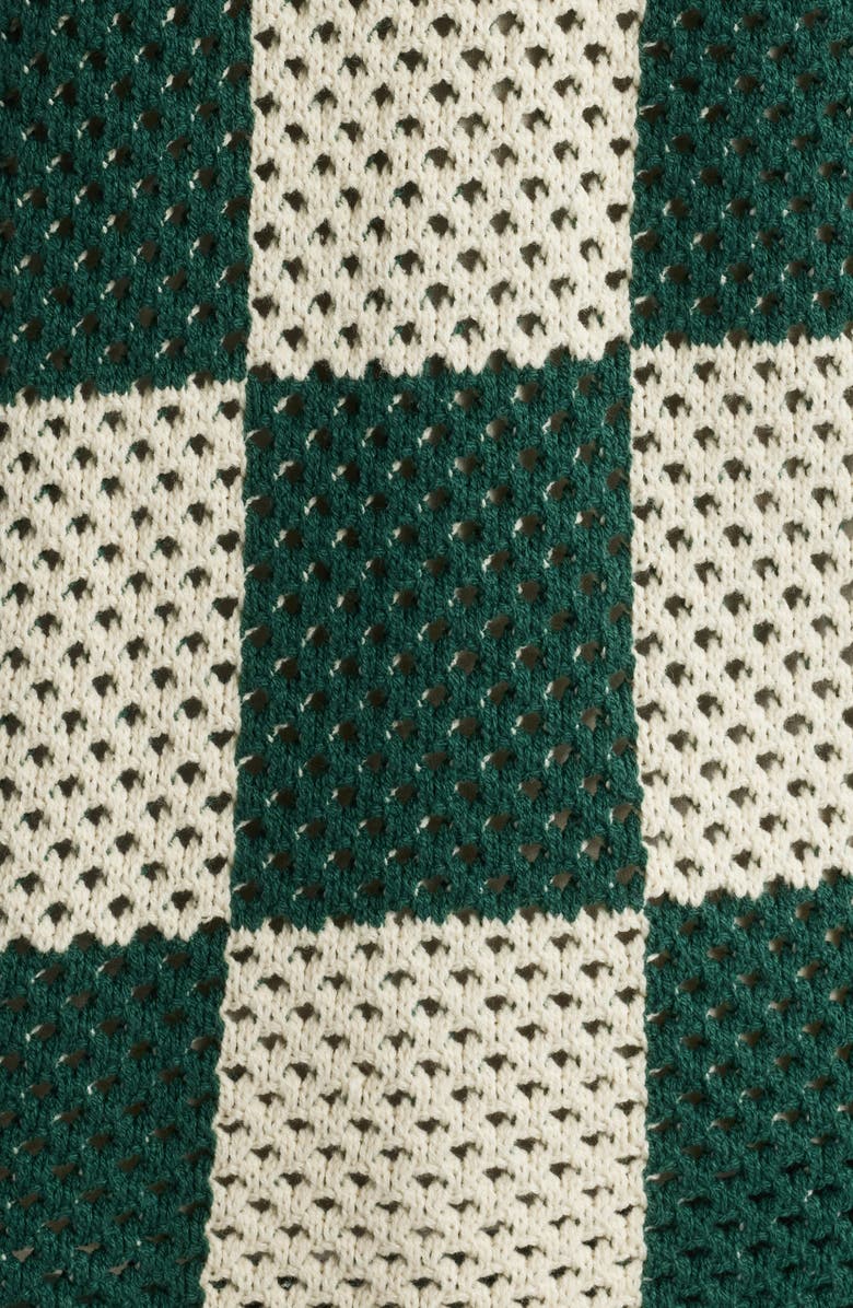 PacSun Spence Knit Short Sleeve Button-Up Shirt, Alternate, color,