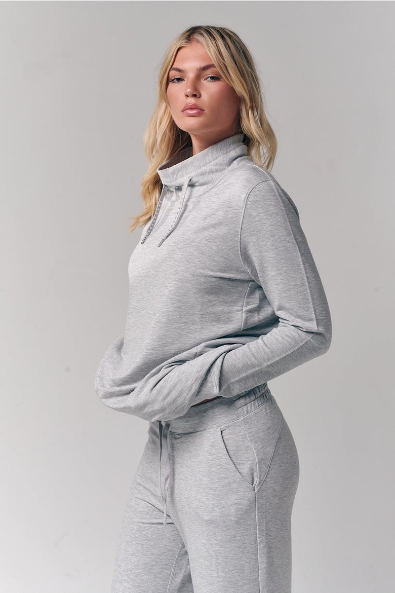 Wide Leg Pants, Alternate, color, Heather Gray