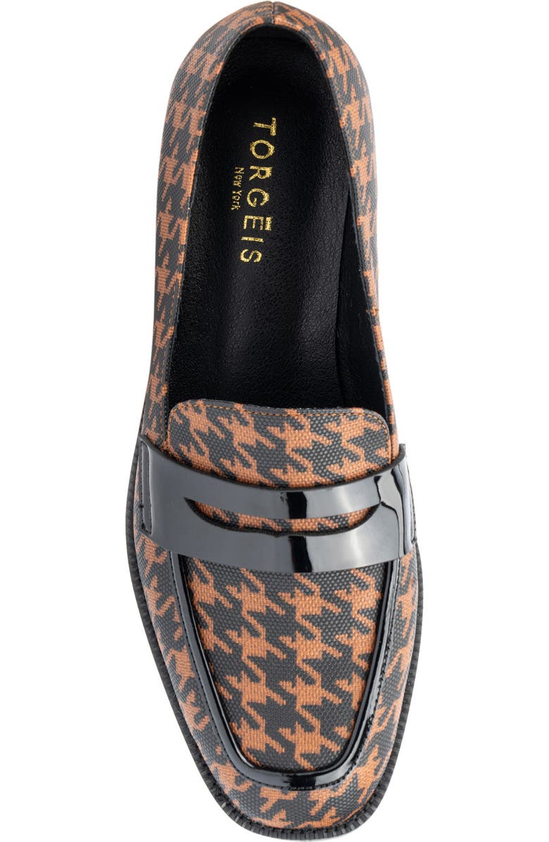 TORGEIS Teagan Penny Loafer, Alternate, color, Brown