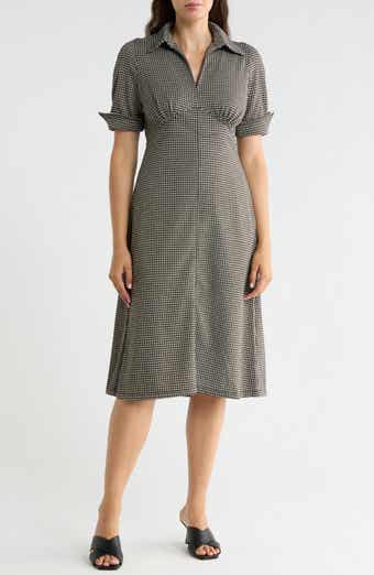 Short Sleeve A-Line Dress