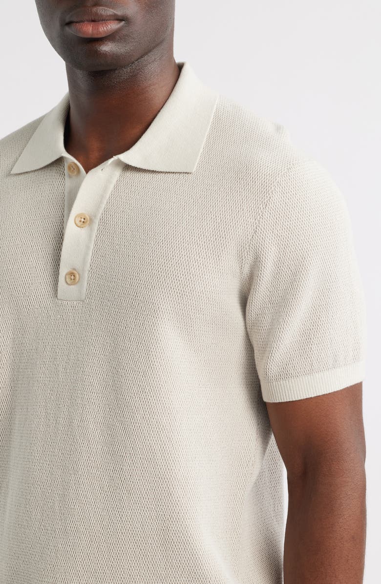 Robert Barakett Ronric Polo Sweater, Alternate, color, Sand