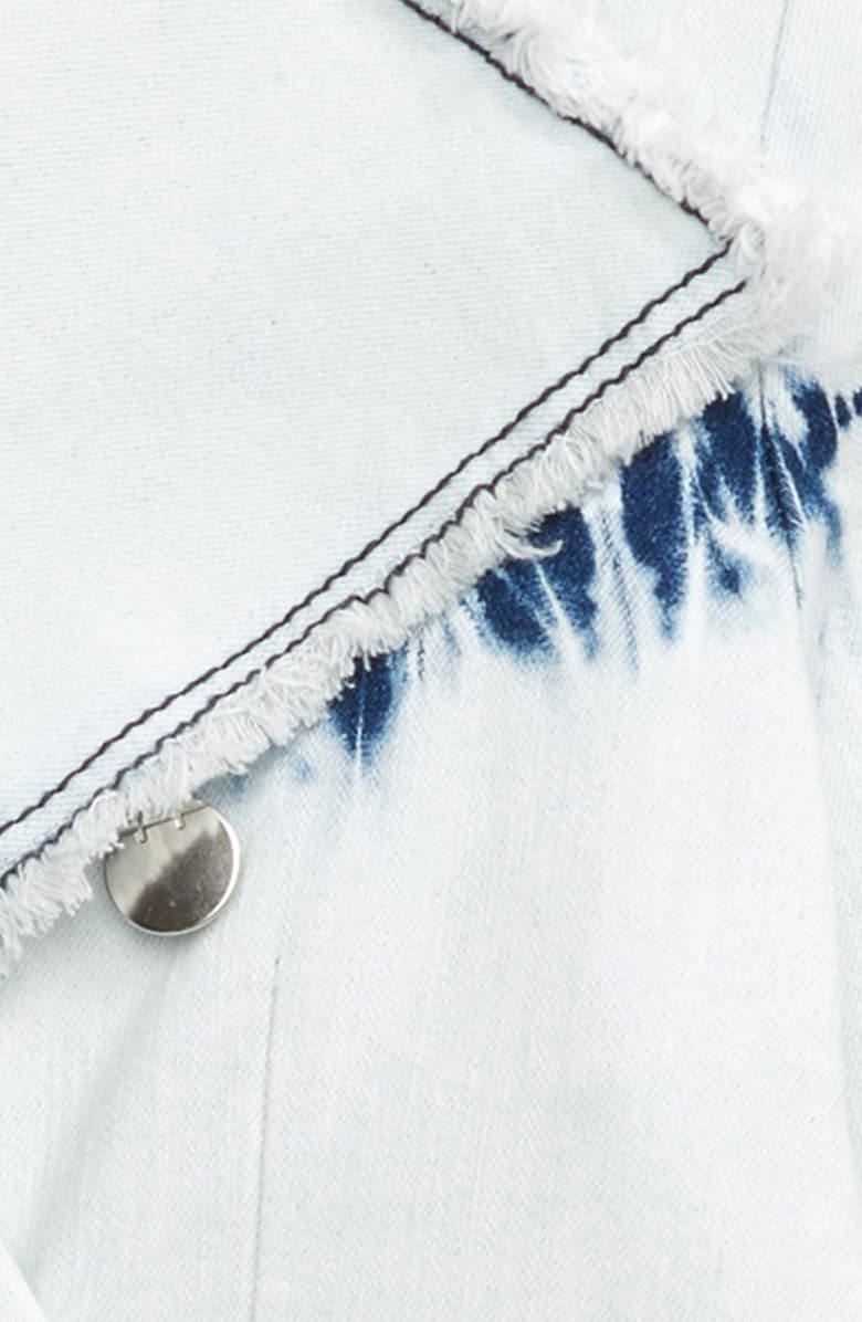 Habitual Girl Habitual Extreme Wash Denim Blazer, Alternate, color, 