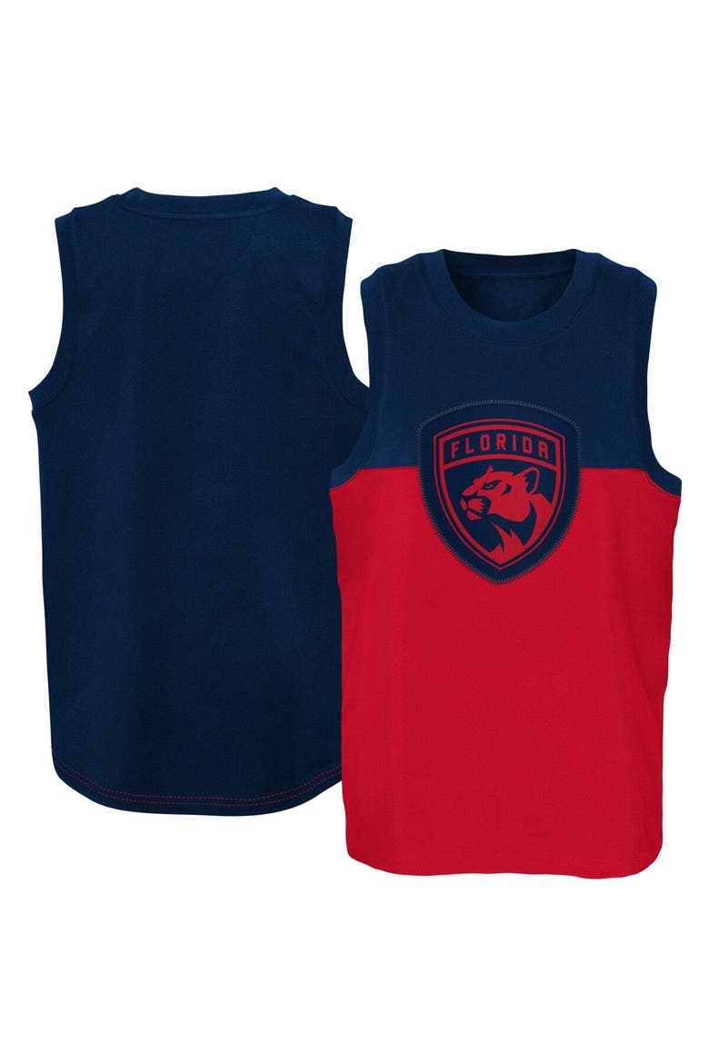 Youth Red/Navy Florida Panthers Revitalize Tank Top, Main, color, Red