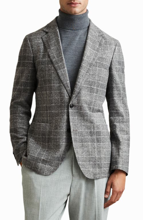 REISS REISS FEEL PLAID FELTED SPORT COAT 