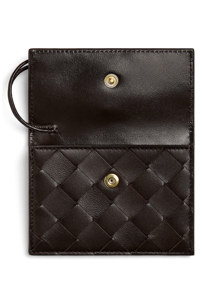 Andiamo Intrecciato Leather Slim Card Case, Alternate, color, 2190 FONDANT-M BRASS