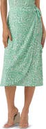 VERO MODA Frida Faux Wrap Midi Skirt