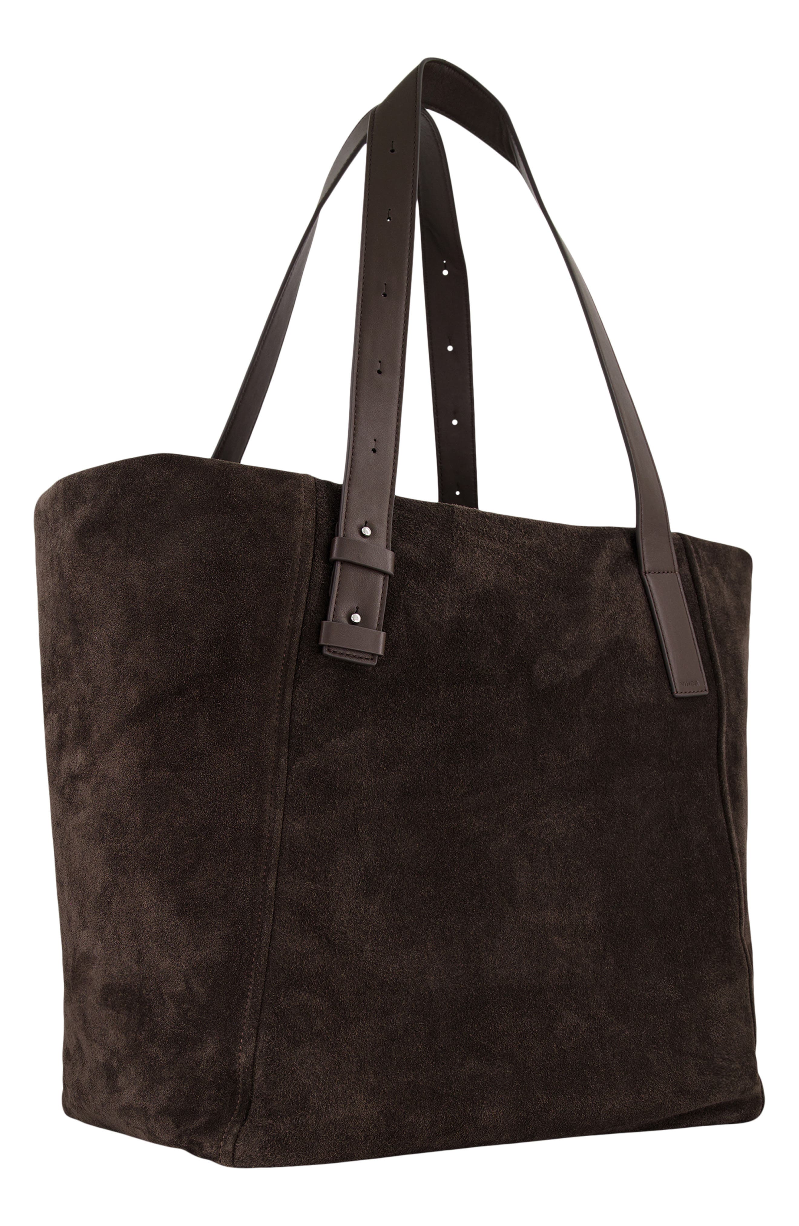 Westmore XL Suede Tote, Alternate, color, TOBACCO