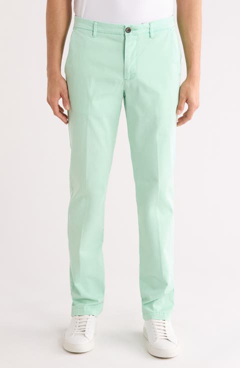 Garment Dyed Flat Front Pant