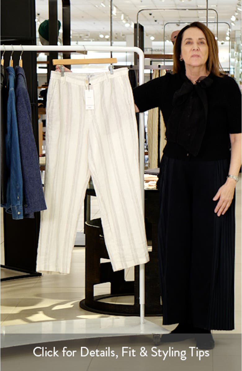 Elastic Waist Linen Pants, sales video thumbnail