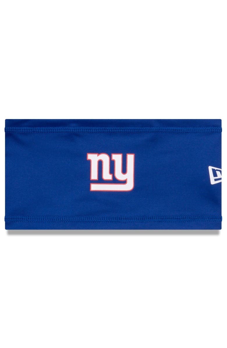 New Era Royal New York Giants COOLERA Official Training Camp Headband, Main, color, 