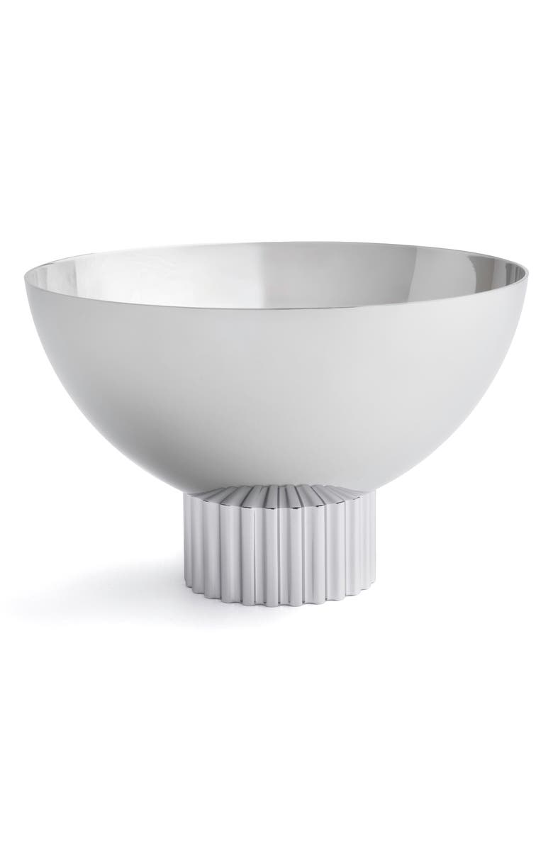ANNA New York Striations Nut Bowl, Main, color, Silver