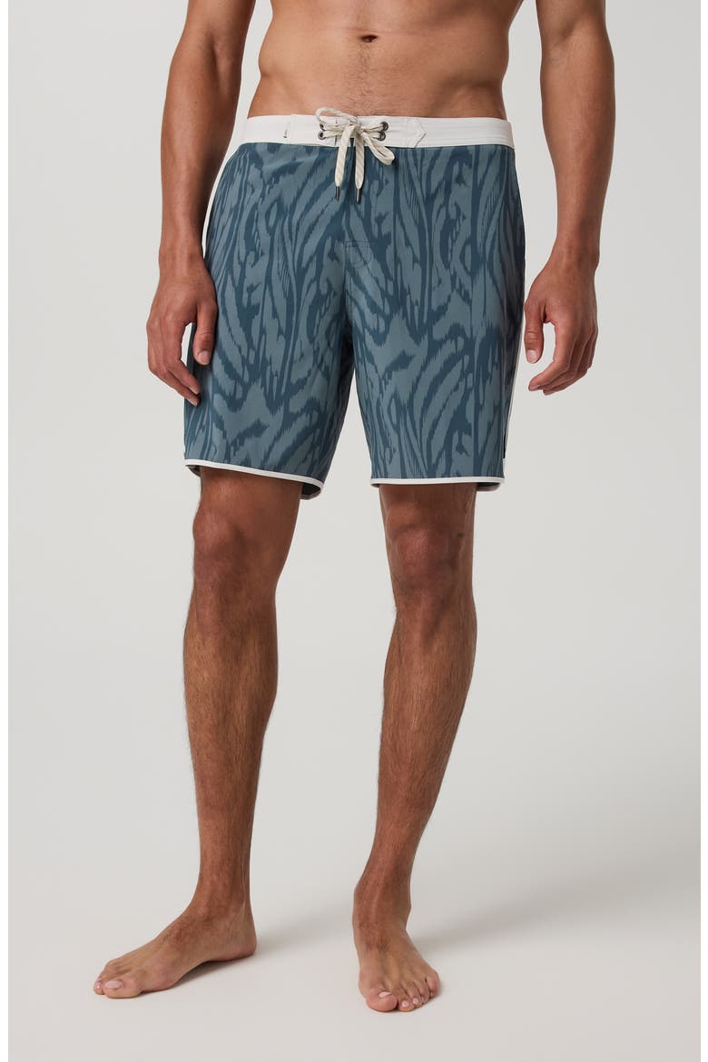 Cruise Hybrid Board Shorts, Main, color, BLUE SEA MIRAGE