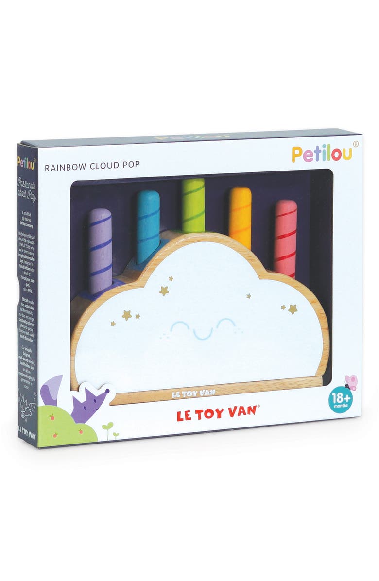 Le Toy Van Rainbow Cloud Pop, Alternate, color, 