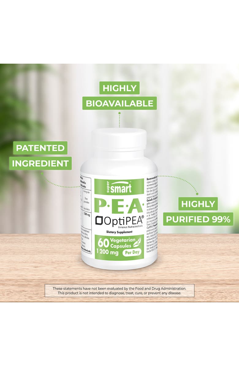 SuperSmart 99% PEA Supplement 1200mg, Alternate, color, 