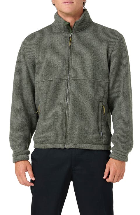 Stand Collar Fleece Jacket