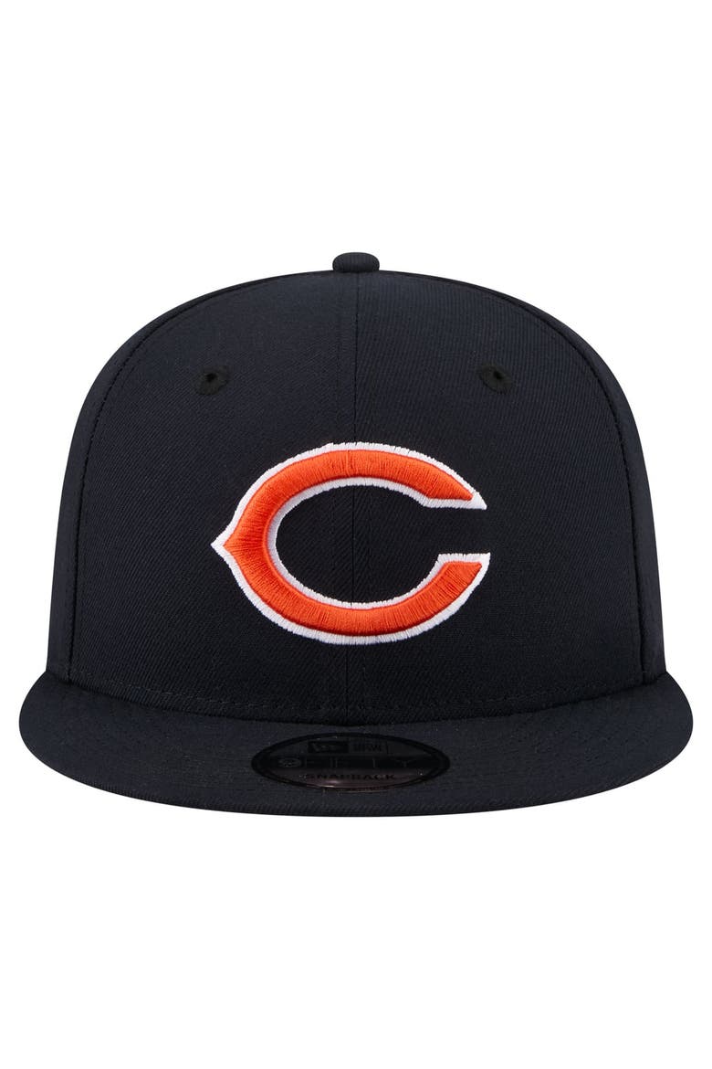 Men's New Era  Navy Chicago Bears 9FIFTY Snapback Hat, Alternate, color, Navy