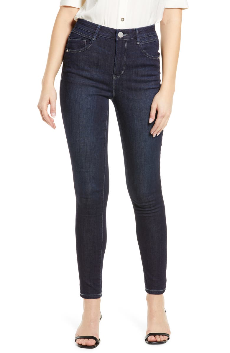 Wit & Wisdom 'Ab'Solution Sky Rise Skinny Jeans, Main, color, 