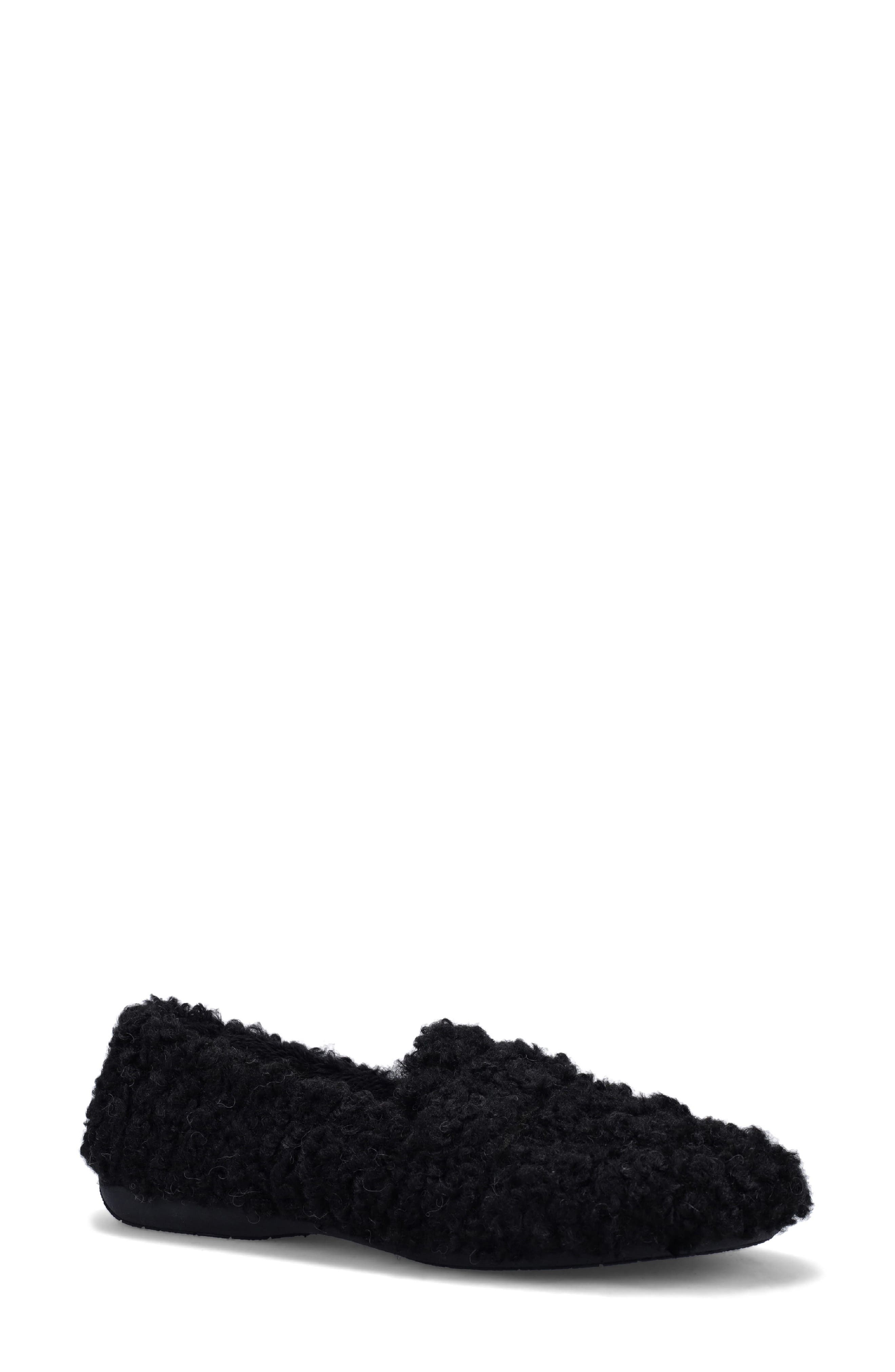 Ron White Teddy Wool Slipper, Main, color, Onyx