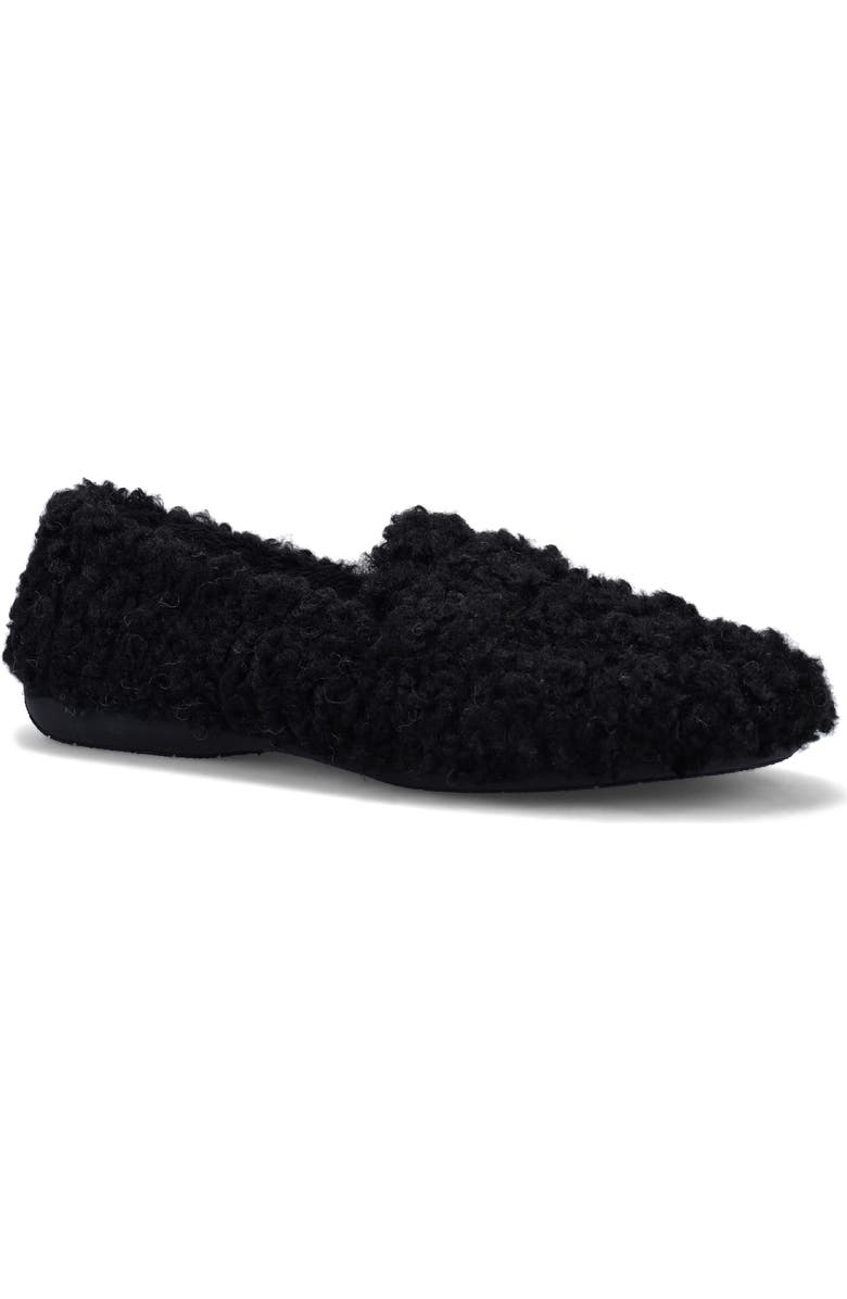 Ron White Teddy Wool Slipper, Main, color, Onyx