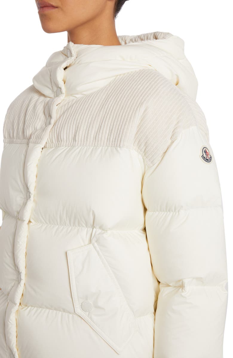 Moncler Jaseur Mixed Media Down Puffer Jacket, Alternate, color, 