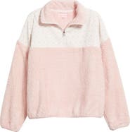 HAPPY CAMP3R Garden Confetti Colorblock Quarter Zip Pullover