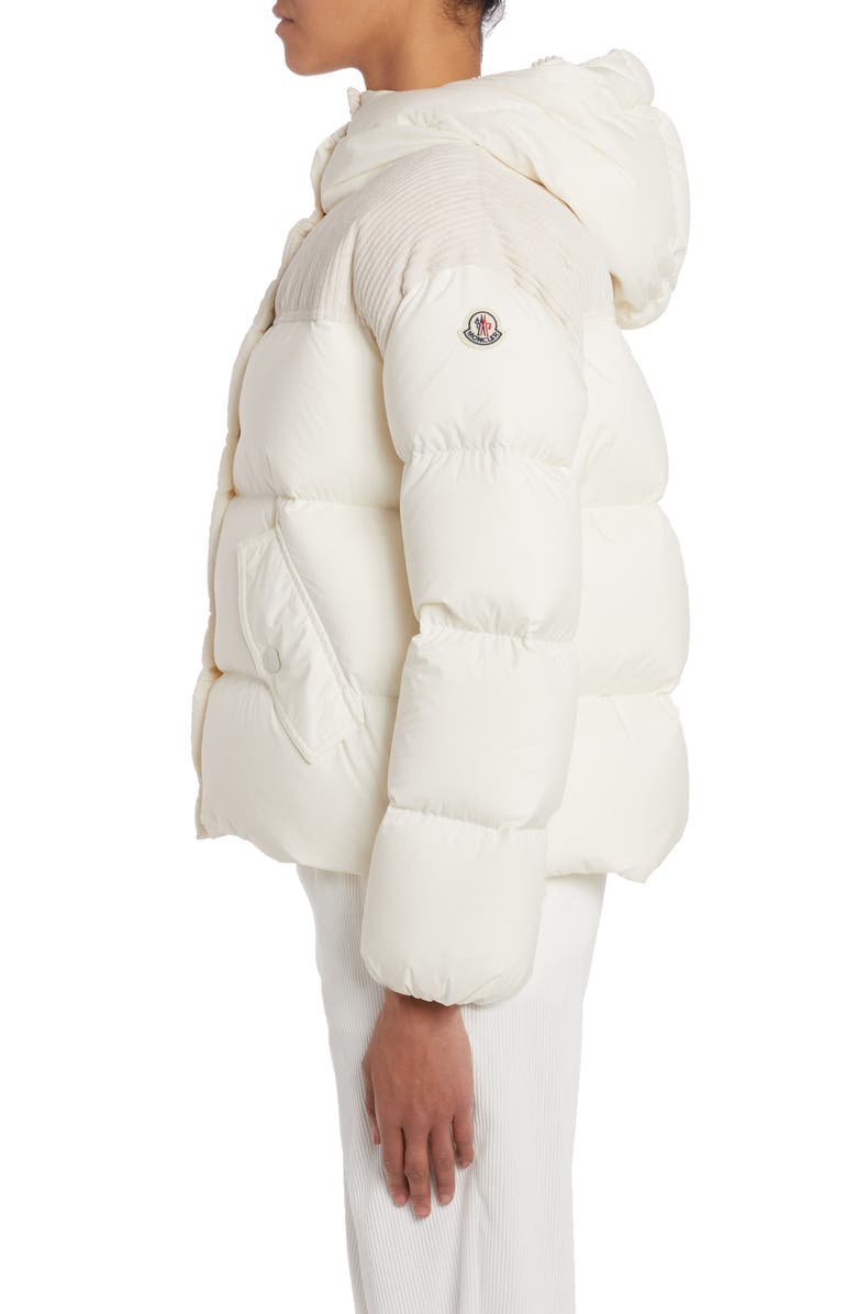 Moncler Jaseur Mixed Media Down Puffer Jacket, Alternate, color, 