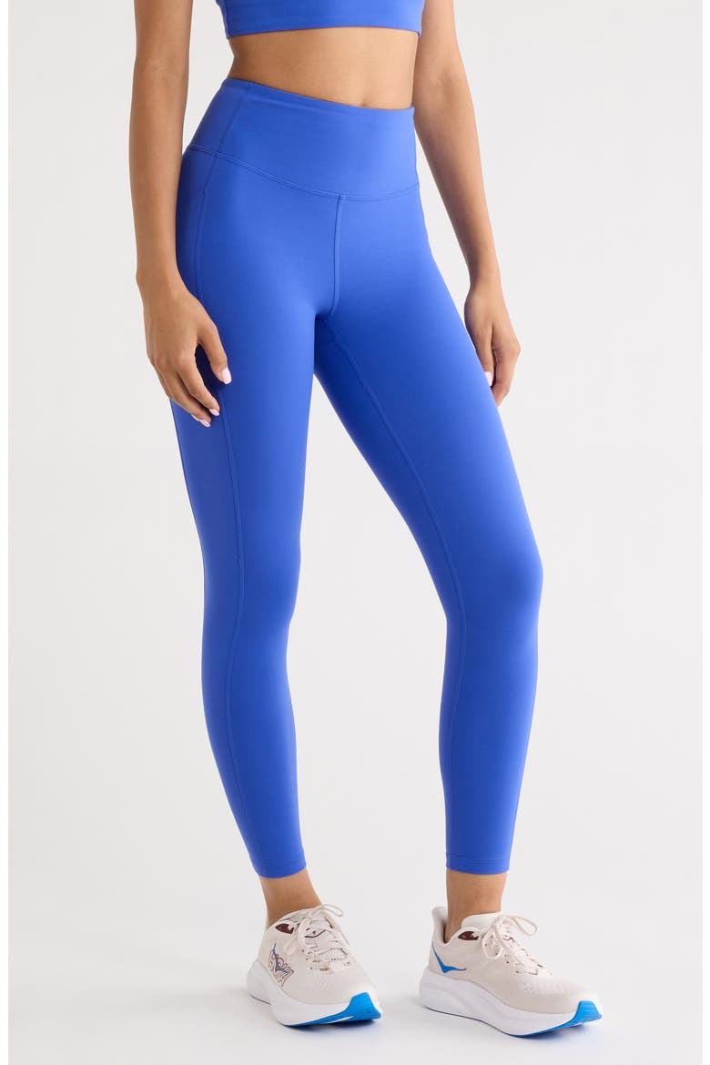 Studio Luxe High Waist Pocket Leggings, Alternate, color, BLUE DAZZLE