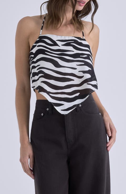 Sinclaire Stripe Halter Top