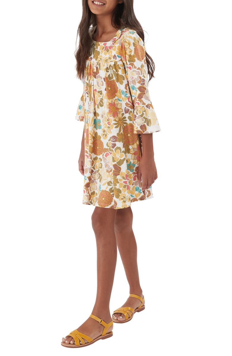 O'Neill Kids' Chancey Floral Bell Sleeve Dress, Alternate, color,