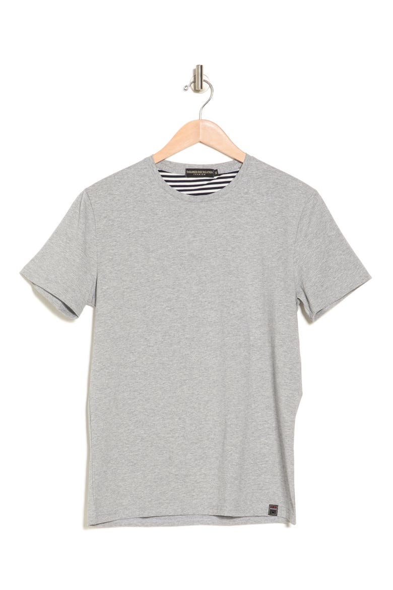 Solid Crewneck T-Shirt, Alternate, color, HEATHER GREY