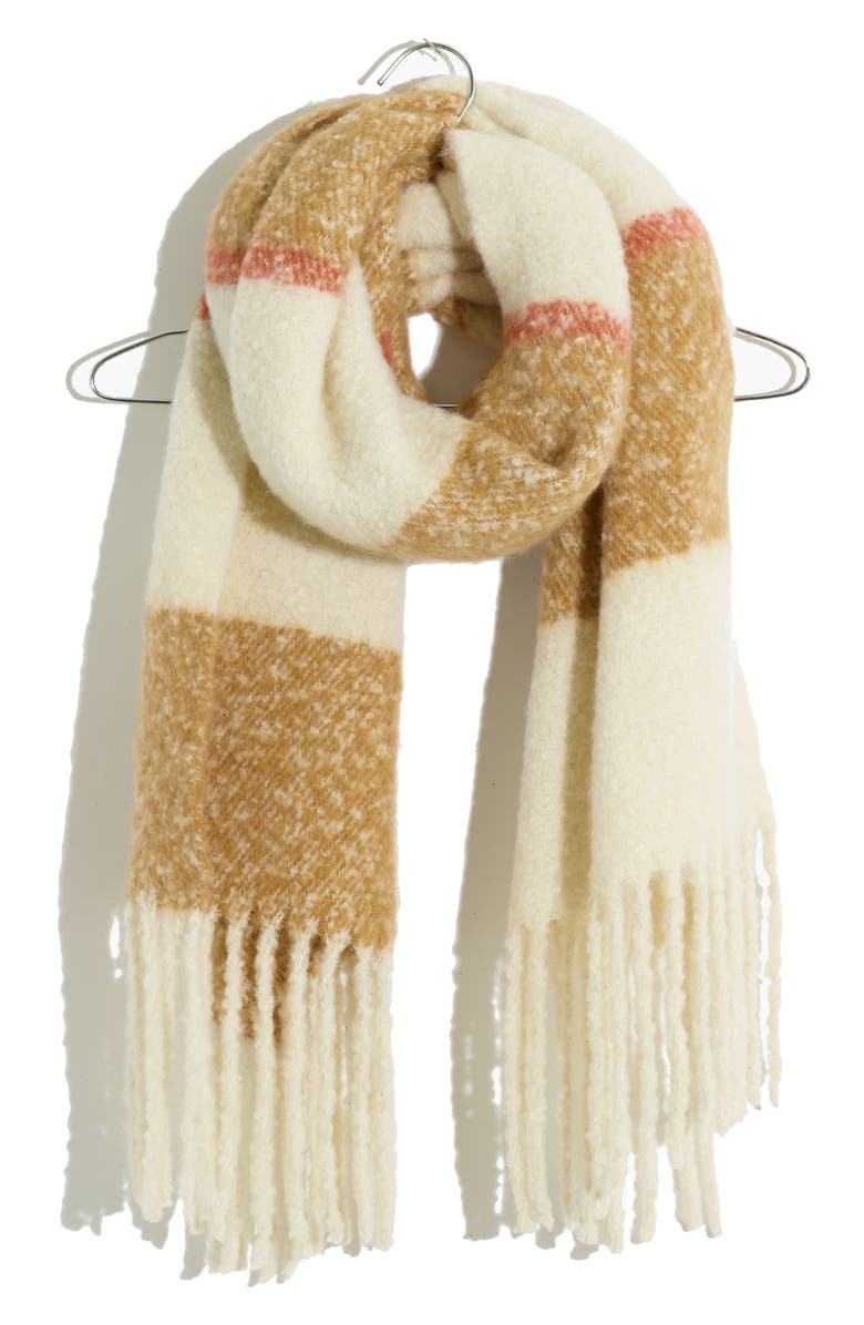 Madewell Brushed Scarf, Main, color, 