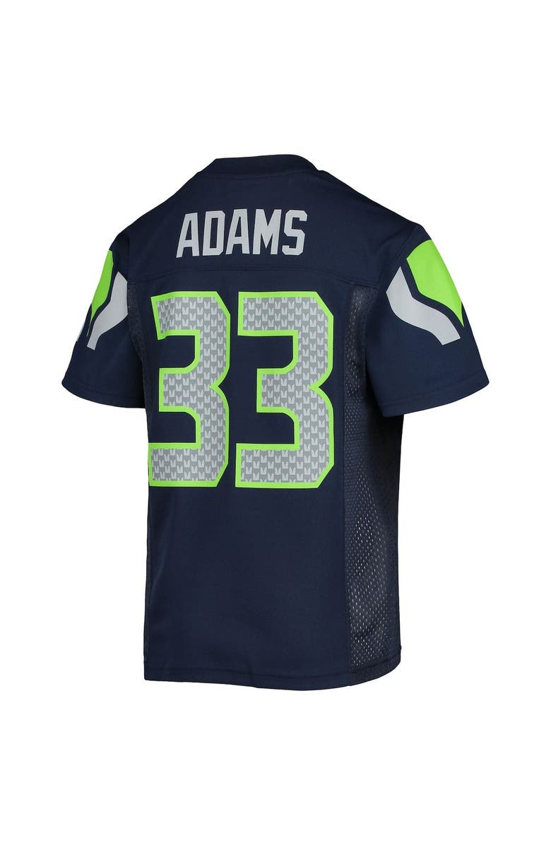 Outerstuff Youth Jamal Adams College Navy Seattle Seahawks Replica Player Jersey, Alternate, color,