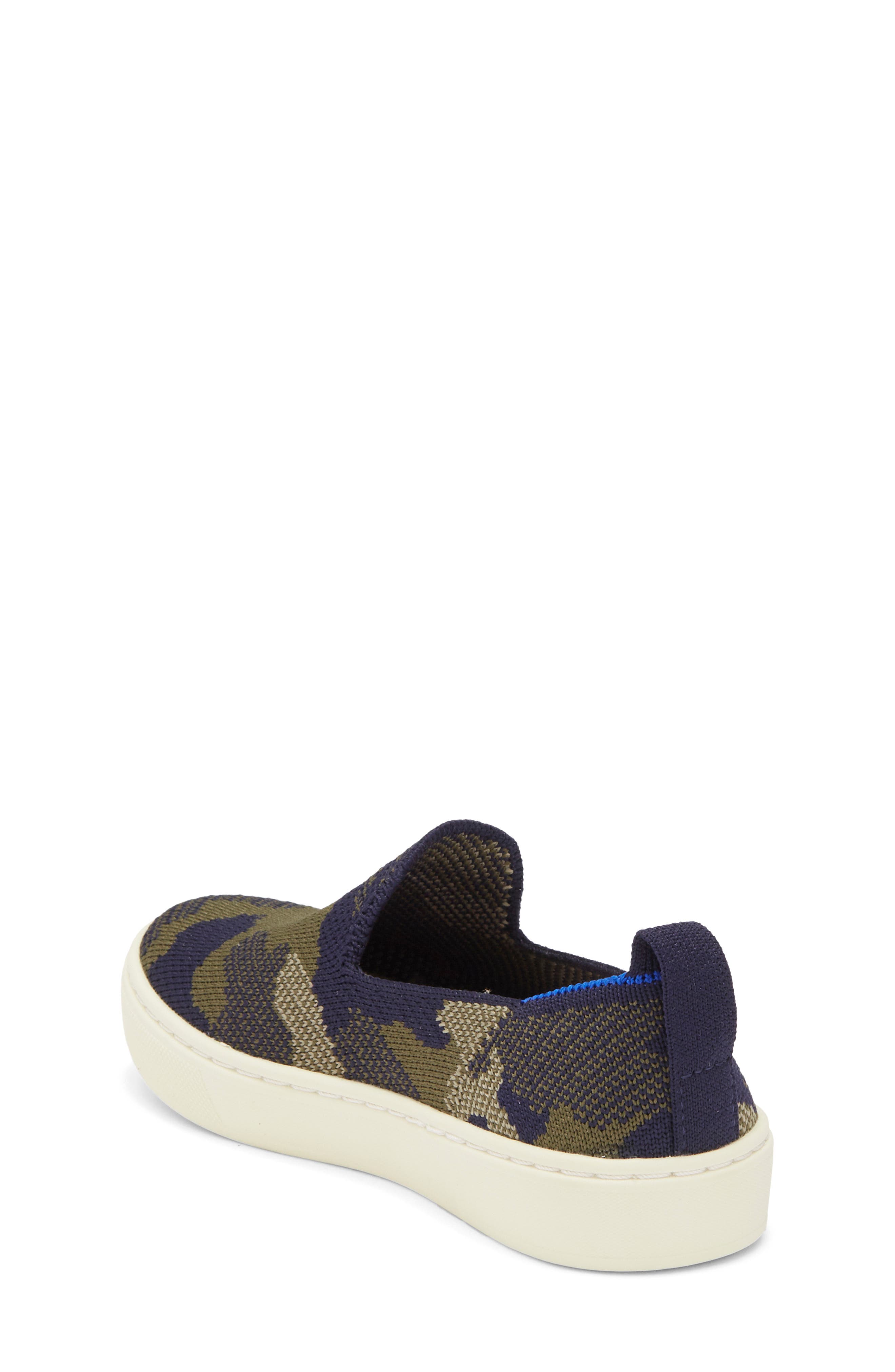 Rothy's Kids' Slip-On Sneaker, Alternate, color, Spruce Camo