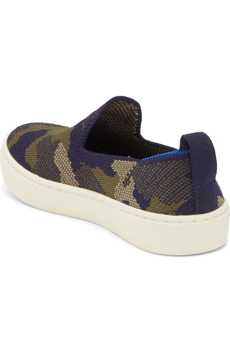 Rothy's Kids' Slip-On Sneaker, Alternate, color, Spruce Camo