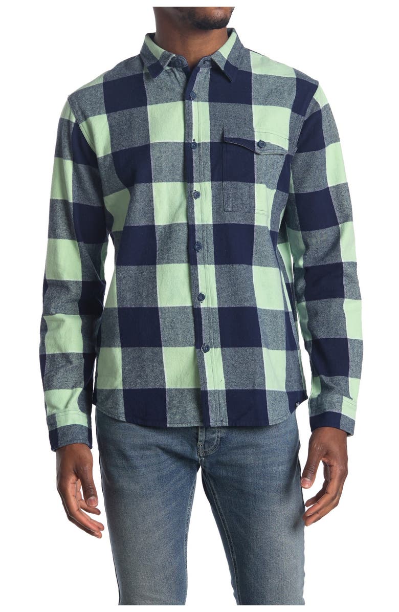 Lost Dolla Long Sleeve Flannel, Main, color,
