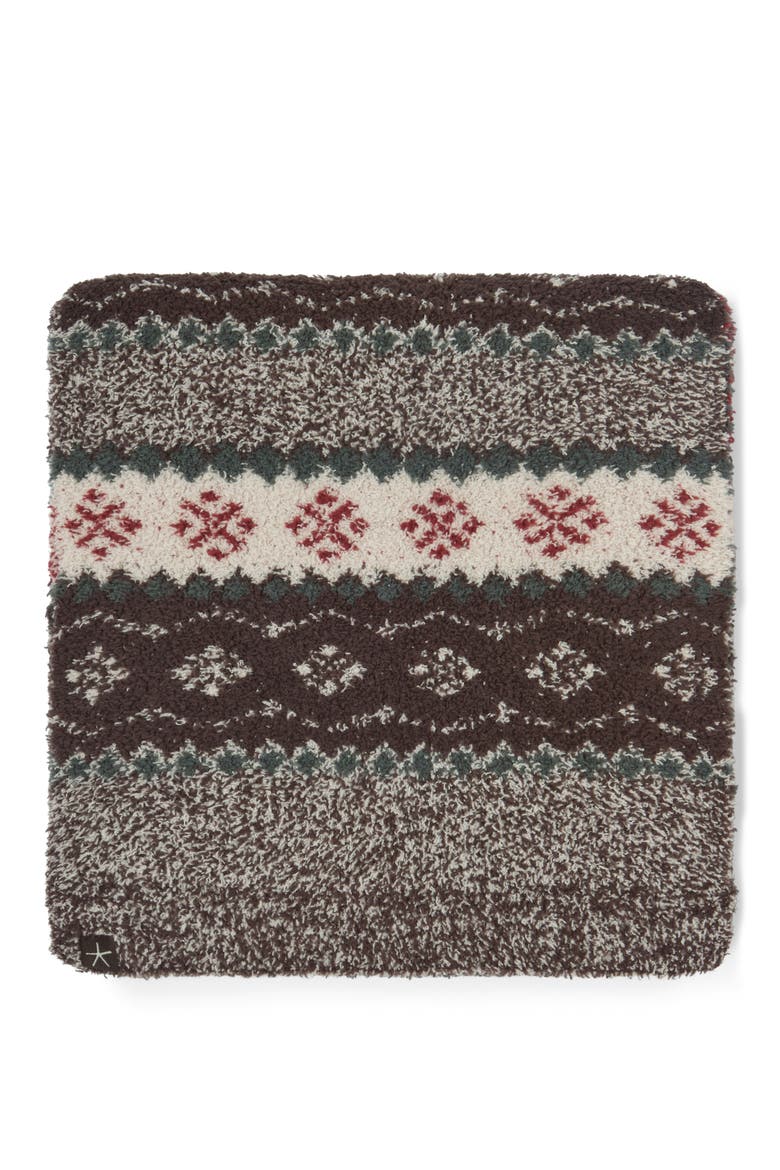 CozyChic Fair Isle Scarf, Alternate, color, UMBER MULTI