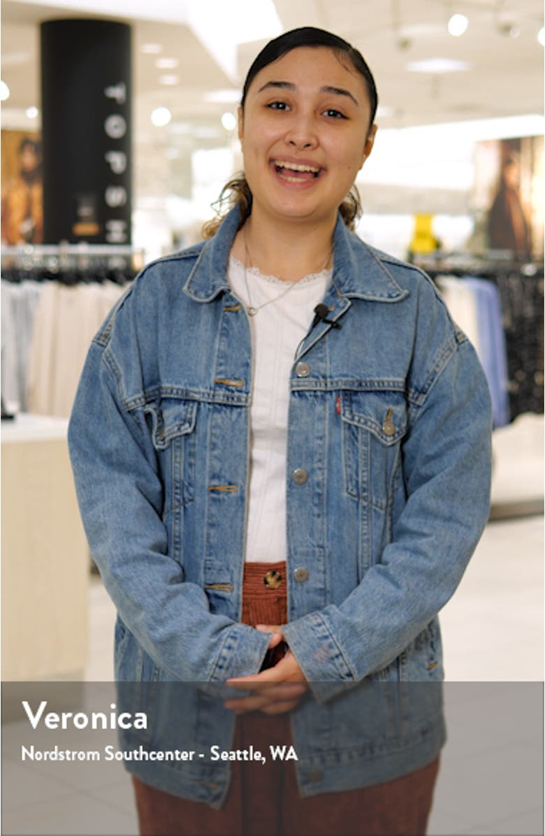 Scatter Print V-Neck Long Sleeve Midi Dress, sales video thumbnail